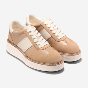 Cole Haan White Canvas Sneaker Interior